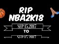 THE END OF 2K 🏴 NBA 2K18 RANT!! RONNIE 2K FIX YOUR GAME!!