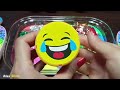 Satisfying clay piping bags | Mixing random things into glossy slime | Enjoy slime videos