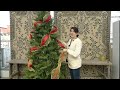 using ribbon in christmas tree