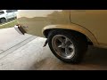 1974 Nova Cold Start and Rev Up —CHEVY 250 INLINE 6—