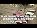 GTA San Andreas : Why Doesn't This Criminal Talk To Carl? | Rare Criminal Quotes