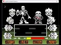 Disbelief Papyrus Almost Full Fight (Undertale Fan Game)