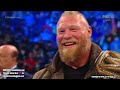 Roman Reigns returns attack Brock Lesnar - WWE Smackdown 1/7/22