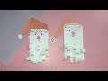 Diy Paper Santa Claus Card || Origami Handmade beautiful paper santa claus card