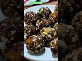 Date and nuts protein rich balls