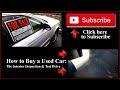 How to Check a Used Car Before Buying (Checking the Engine)