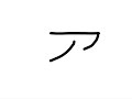 Katakana lesson 1. The characters