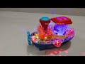 Unboxing three toys wander land, cute pet, gear land ship amazing light and music toy
