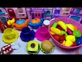 Satisfying with unboxing kitchen fruits set & Review miniature kitchen T-set fruits |ASMR video