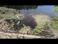 Unclogging Huge Culvert Stuffed With Mud