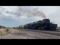 Union Pacific 4014 PTC Test run in Wyoming (Plus other trains)