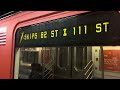 IRT Flushing Line: (7) Train Action at 42nd St 5th Av Bryant Park (R188 & IHG Hotel Wrap)