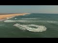 Seadoo GTI 130 , Jumping the waves. Filmed by Drone PHANTOM 3