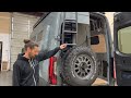 The Best Ladder & Spare Tire Carrier for Mercedes Sprinter: Aluminess