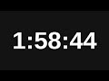 2 Hour 15 Minute Timer - 135 Minute Countdown Timer