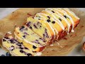 Lemon Blueberry Bread - Super Easy Breakfast Bread. Written Recipe in Description