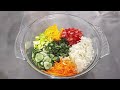 Eat this salad every day for dinner and lose your belly fat!_25 kg in 1 month