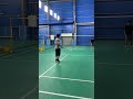 play badminton with my friend