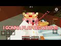 Playing Minecraft Bedwars | Bedrocks Edition