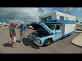 Vintage camper truck with huge back patio!