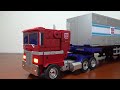 【Auto-Converting!!】Optimus Prime TRAILER with ROLLER Robosen Transformers wotafa's review