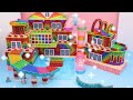 DIY - Build 1M Dollars Villa House With Balloon Rainbow Slide Into Underground Swimming Pool House