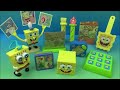 2006 SPONGEBOB SQUAREPANTS FRIEND or FOE? set of 10 BURGER KING COLLECTIBLES VIDEO REVIEW