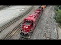 CP Switching Move with GP38-2s 4400 and 4510 Working At CP’s Agincourt Yard In Scarborough