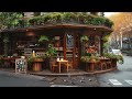 Peaceful Morning Cafe Ambience - Smooth Bossa Nova Jazz & Positive Morning Music for Stress