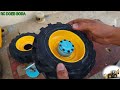 How to make MULTISTEER Steering Axles Gear Box Loader Cat 444 f2 From PVC & Steel Part 03