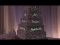Interactive wedding cake projection mapped from Disney Fairytale Weddings