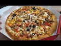 Handmade truck pizza, all menus are cheese crust - korean street food