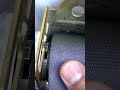 How to fix locked seat belt retractor