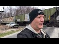 Switching Railroad Cars, Entire Job, Cincinnati Eastern Railroad CCET