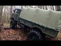 GAZ 66 (ГАЗ 66) driving in the forest - RC scale truck [Cross RC GC4] part 2