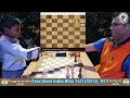 13 years  GM Praggnanandhaa defeated GM Ganguly on Tata Steel Chess India Blitz 2018