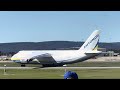 Antonov 124, AN 124 Departs Perth Airport