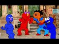 Elmo Punches and Breaks His Dad's Chin/Grounded