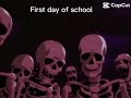 First day of school #coconut #meme #school #scary