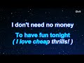 Cheap Thrills - Sia Karaoke 【With Guide Melody】 Instrumental