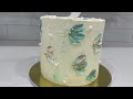 EASY buttercream CAKE TECHNIQUE! HOW to make petals with a PALETTE KNIFE
