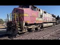 Trains in Glendale, AZ  01/16/24 Feat. BNSF 654 Solo on Work Train, H1s & BNSF 529 on point w/ RS3L!
