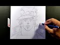 How to Draw Jotaro Kujo - Jojo's Bizarre Adventure