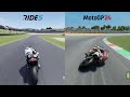 RIDE 5 vs MotoGP 24 | Gameplay Comparison