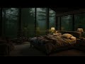 Serene Bedroom Atmosphere 🎹💤 Deep Sleep with Piano and Rain in a Forest Vibes🌧️🌿Peaceful Nights