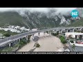 Mexico’s Santa Catarina River In Full Spate; Bursts Banks After Storm Alberto | Bird’s Eye View