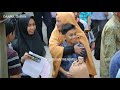 Suasana haru perpisahan orang tua dan anak masuk pesantren Daarul Quran