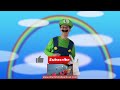 Mario VS Luigi racing Super Mario World In Real Life