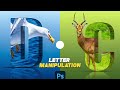 Easy 3D Letter Manipulation in Photoshop for Beginners Tutorial 2023