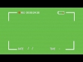 VHS Video Camera look - Green Screen Animation.mov